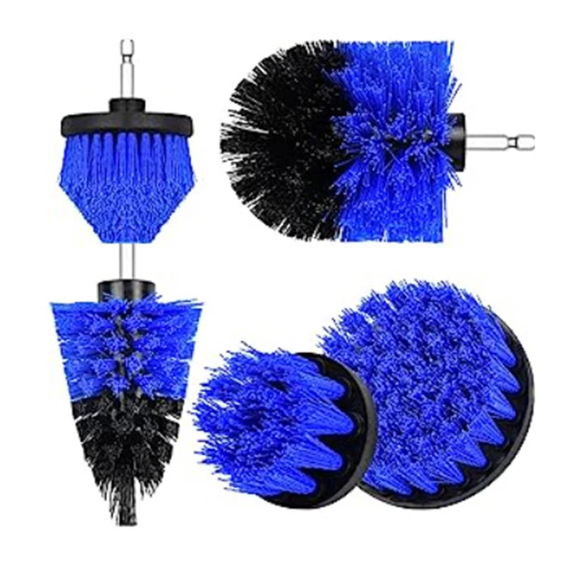 11pcs Universal Drillbrush Scrub Pads Power Scrubber Cleaning Kitchen tapered Kit Purpose Cleaner Scrubbing Drill for Pool Car